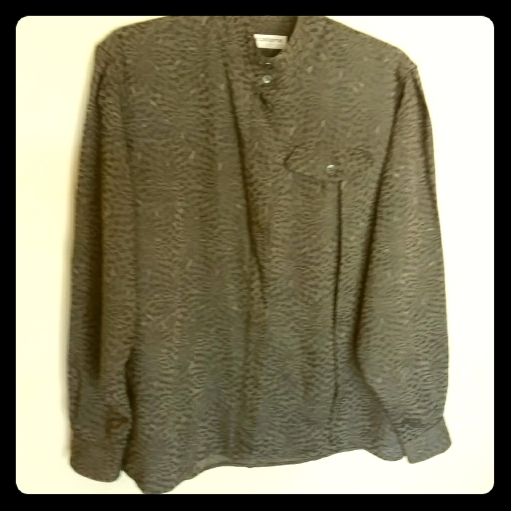 Liz Claiborne shirt/jacket tailored textured